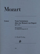 Mozart: 9 Variations on a Minuet by Duport K 573 Piano
