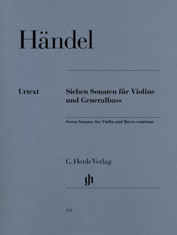 Handel: 7 Sonatas for Violin & Basso Continuo