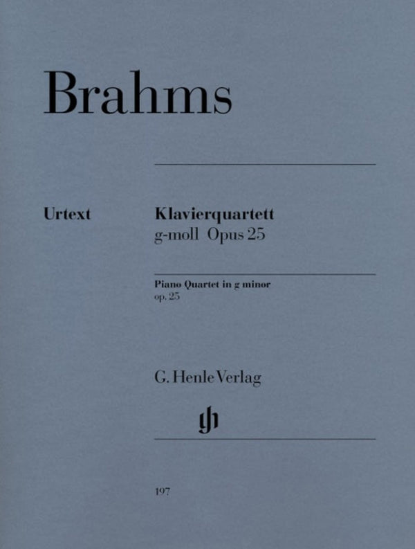 Brahms: Piano Quartet in G Minor Op 25