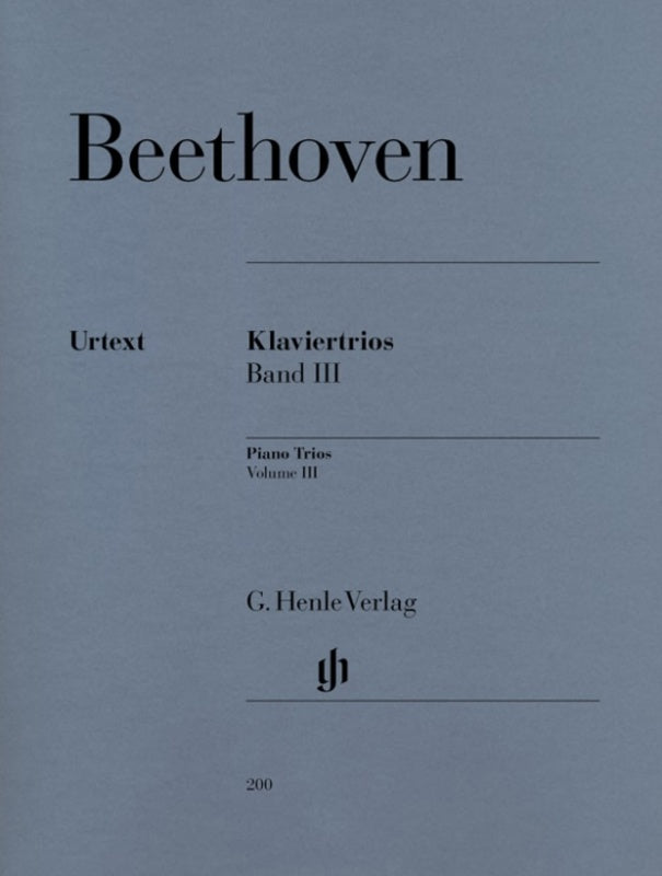 Beethoven: Piano Trios Volume 3