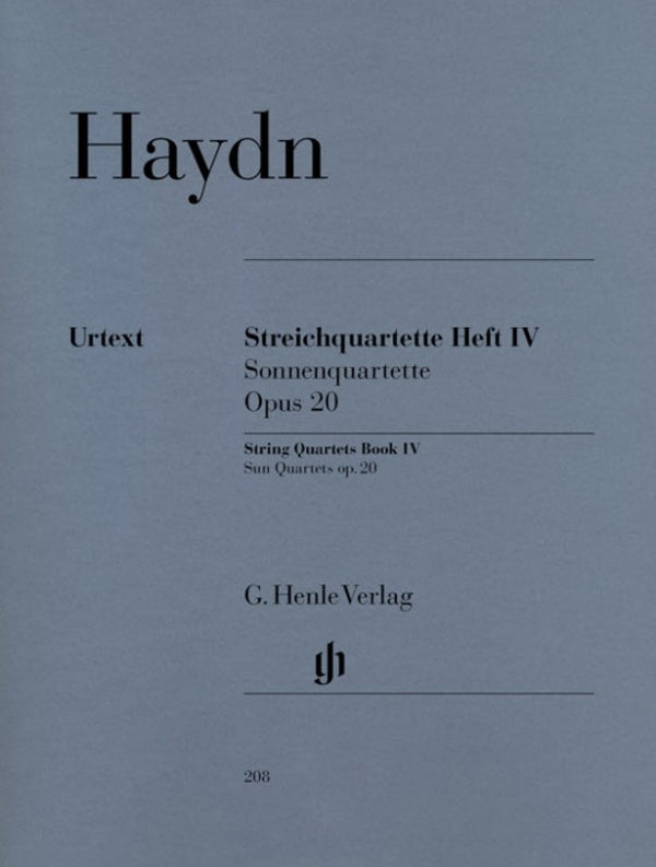 Haydn: String Quartets Volume 4 Op 20 Sun Quartets