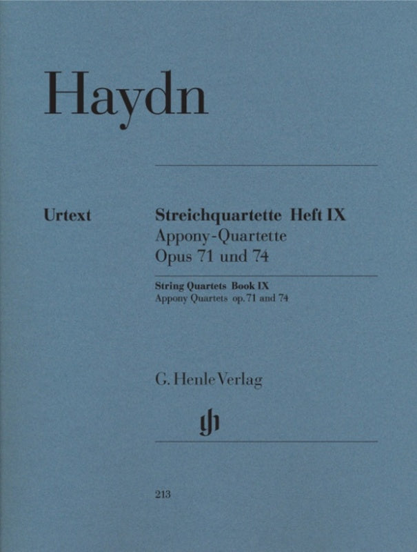 Haydn: String Quartets Volume 9 Op. 71 & 74 (Appony Quartets)