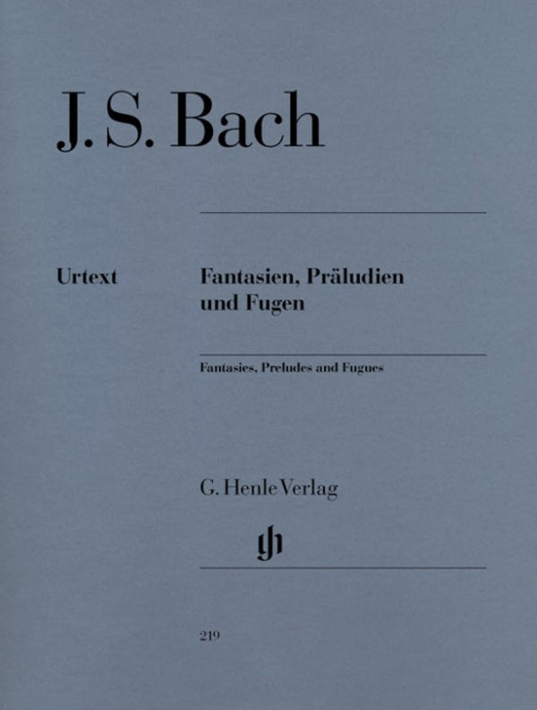 Bach: Fantasies Preludes & Fugues Piano Solo
