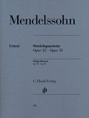 Mendelssohn: String Quartets Op 12 & 13 Score & Parts