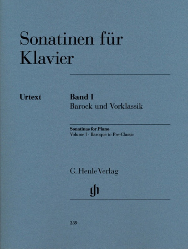 Various: Sonatinas for Piano Vol. 1, Baroque to Pre-Classic