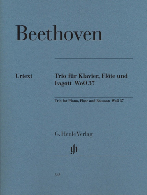 Beethoven: Flute Trio in G Major WoO 37 Fl/Bsn/Piano