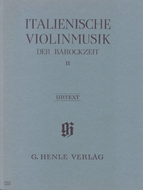 Various: Italian Violin Music of the Baroque Vol 2 for Violin & Piano