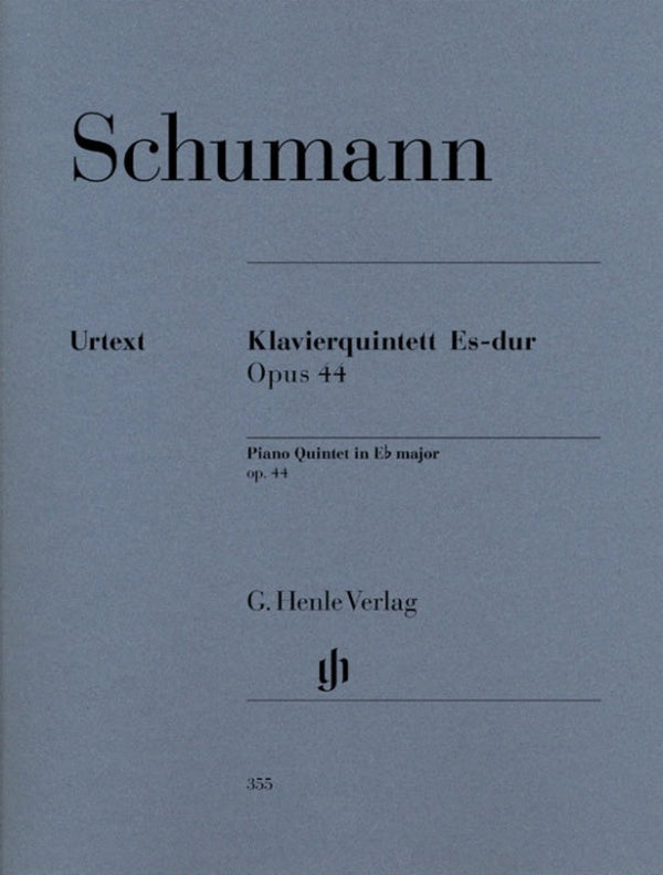 Schumann: Piano Quintet in E-flat Op 44 Score & Parts