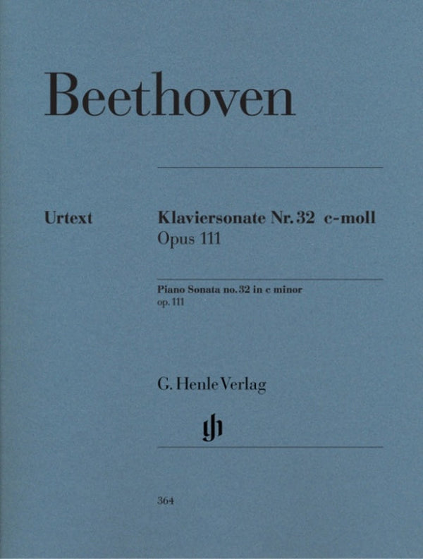 Beethoven: Piano Sonata No 32 in C Minor Op 111