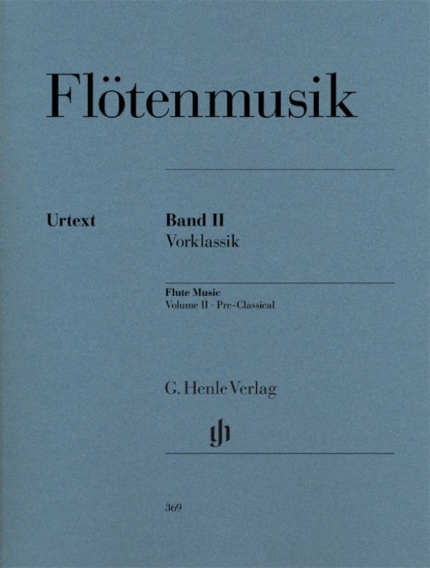 Flute Music Volume 2 Pre-Classical Period Flute & Piano