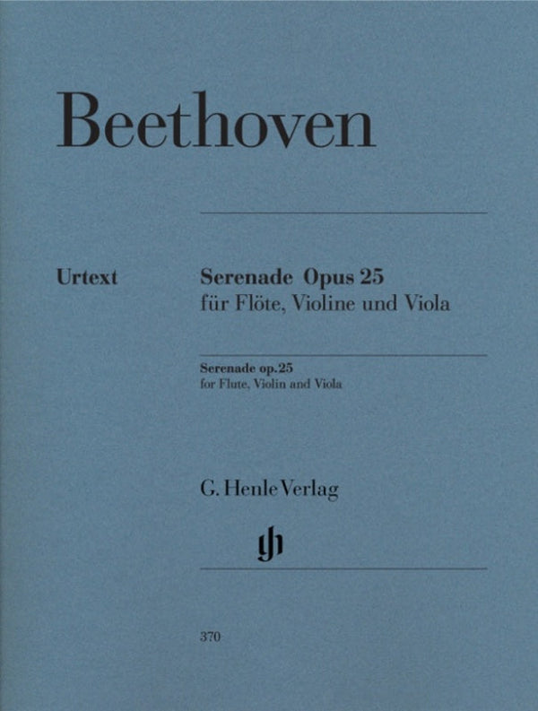 Beethoven: Serenade in D Op 25 for Flute Violin & viola
