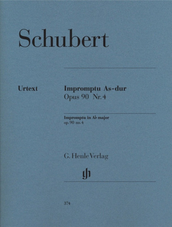 Schubert: Impromptu in A-flat Major Op 90 No 4 D 899 Piano