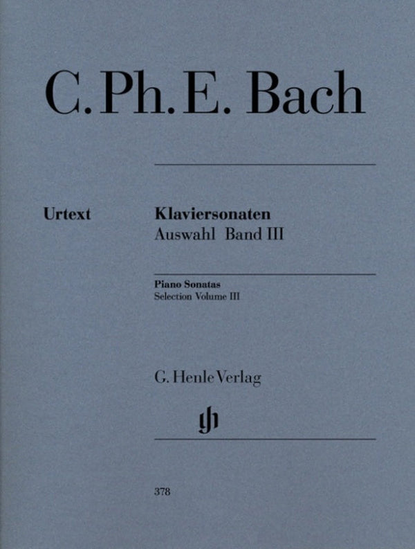 C.P.E Bach: Selected Piano Sonatas Volume 3