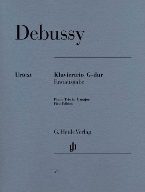 Debussy: Piano Trio in G Major Score & Parts