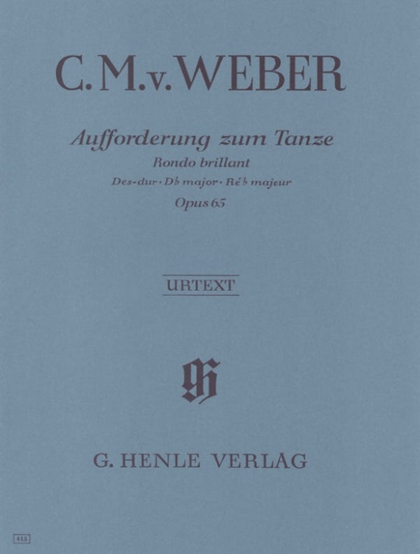 Weber: Invitation to the Dance D-flat Major Op 65 Piano