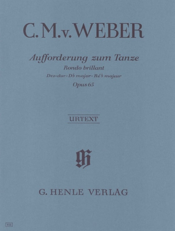 Weber: Invitation to the Dance D-flat Major Op 65 Piano