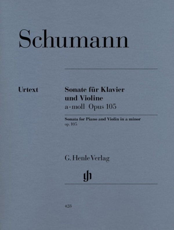 Schumann: Sonata for Piano & Violin in A Minor Op 105
