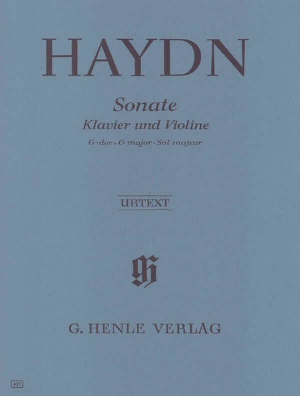 Haydn: Sonata for Piano & Violin G Major Hob. XV:32
