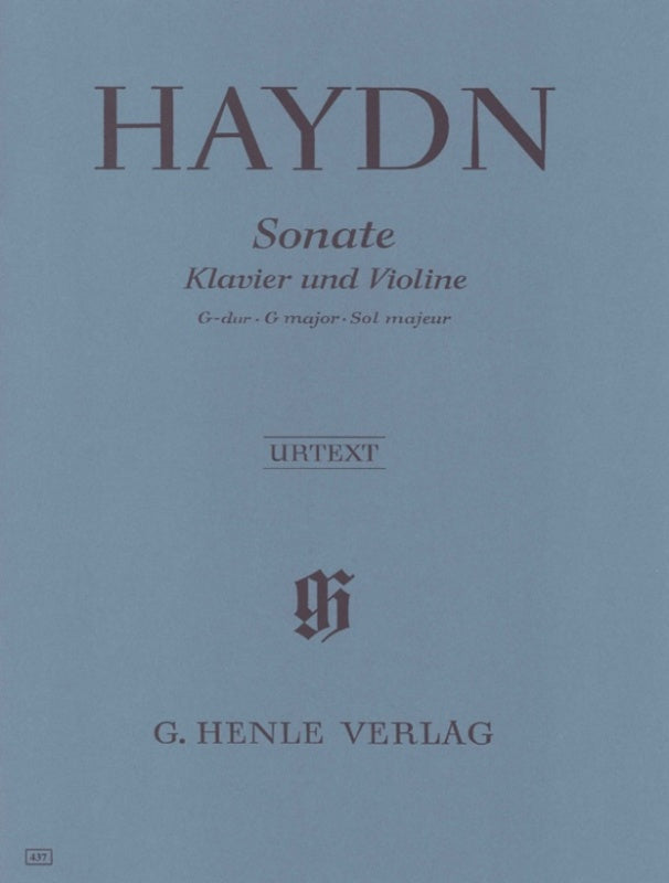 Haydn: Sonata for Piano & Violin G Major Hob. XV:32