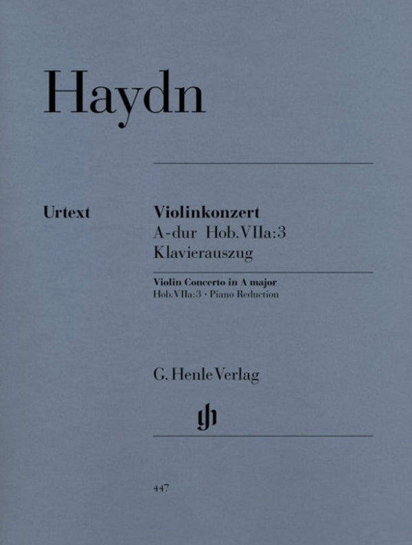 Haydn: Violin Concerto in A Major Hob VIIa:3 for Violin & Piano