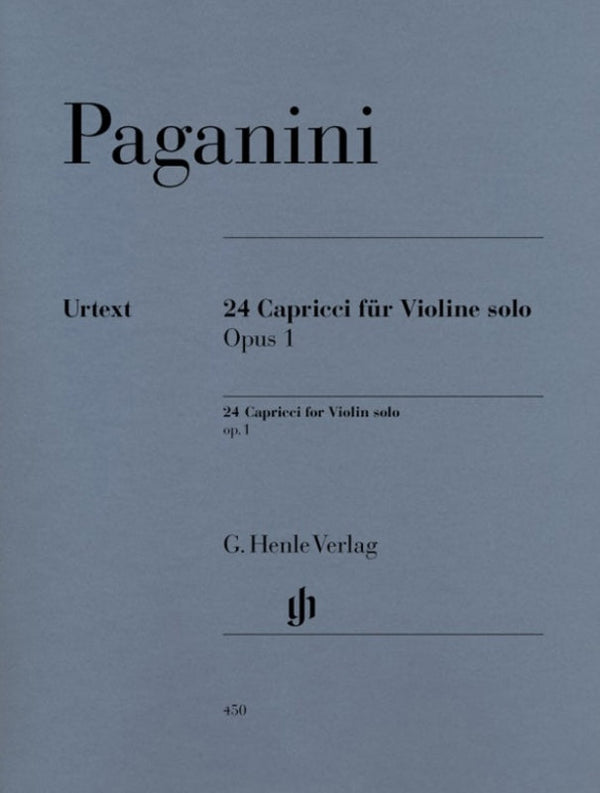 Paganini: 24 Capricci Op 1 Violin