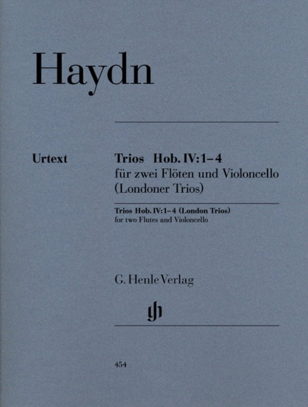 Haydn: London Trios Hob IV 1û4 2 Flutes & Cello