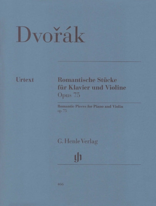 Dvorak: Romantic Pieces for Violin & Piano Op 75