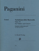 Paganini: 60 Variations on Barucaba Op 14 Violin & Guitar