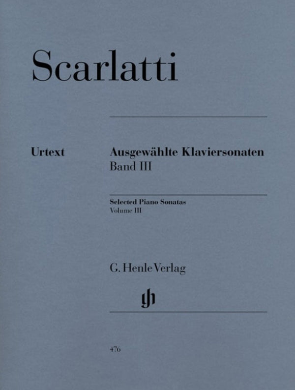 Scarlatti: Selected Piano Sonatas Volume 3