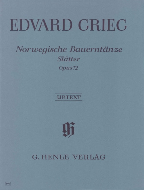 Grieg: Norwegian Peasant Dances Op 72 Piano Solo