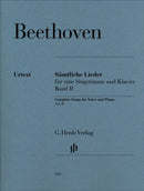 Beethoven: Complete Songs for Voice & Piano Volume 2
