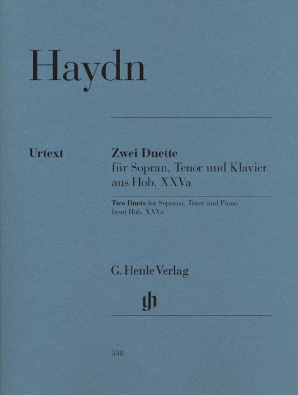 Haydn: Two Duets for Soprano & Tenor Hob XXVa:2 und 1