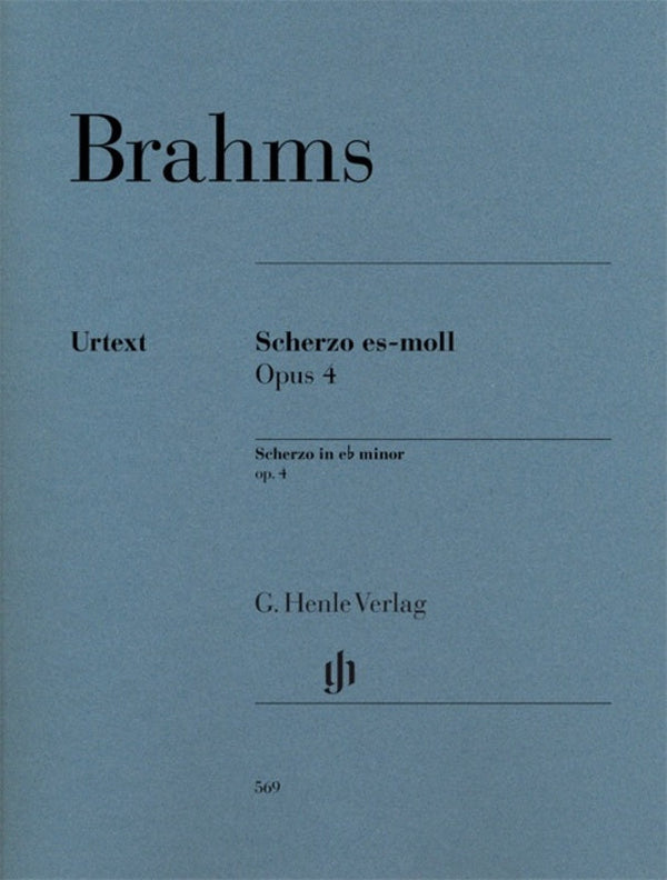 Brahms: Scherzo Op 4 Piano Solo