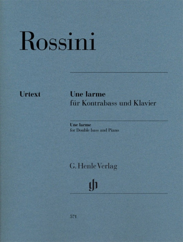 Rossini: Une Larne for Double Bass & Piano