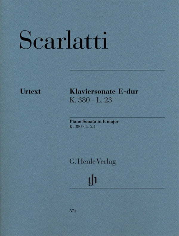 Scarlatti: Piano Sonata K 380 L 23