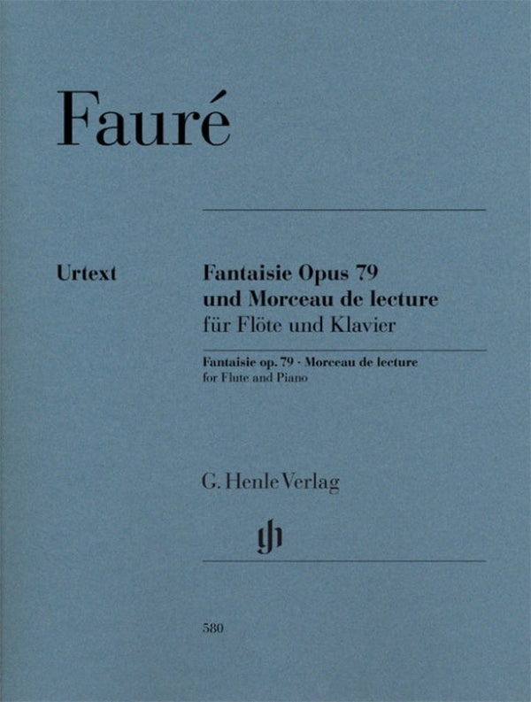 Faure: Fantaisie Op 79 & Morceau de Lecture Flute & Piano