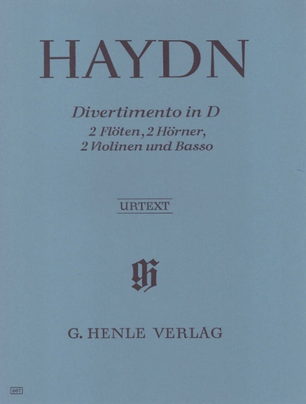 Haydn: Divertimento in D Major Hob II:8 Score & Parts