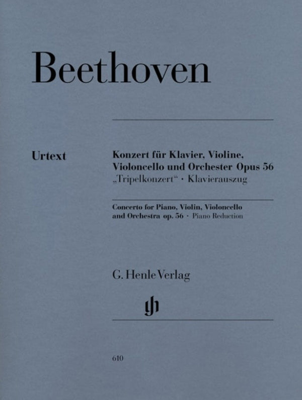 Beethoven: Triple Concerto in C Major Op 56 Piano Version