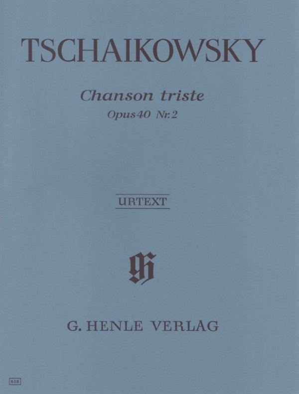 Tchaikovsky: Chanson triste Op 40 No 2 Piano Solo