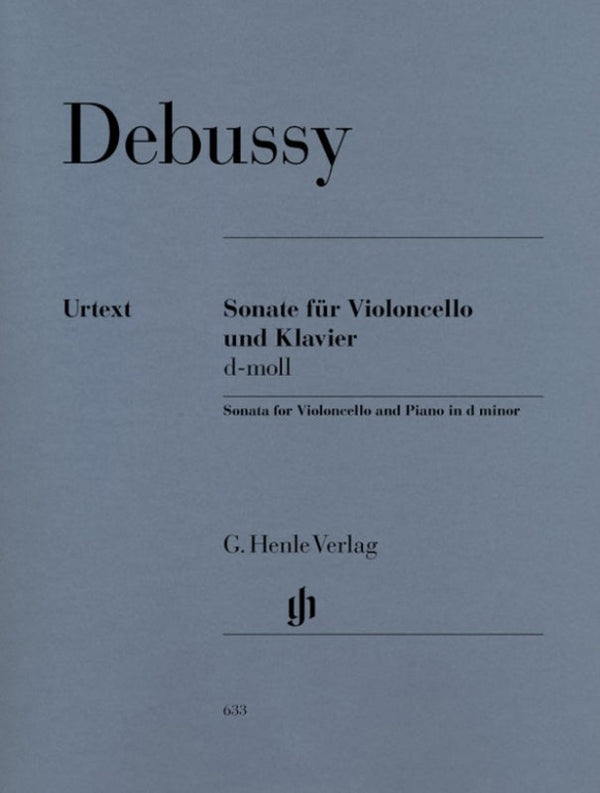 Debussy: Sonata for Cello & Piano in D Minor