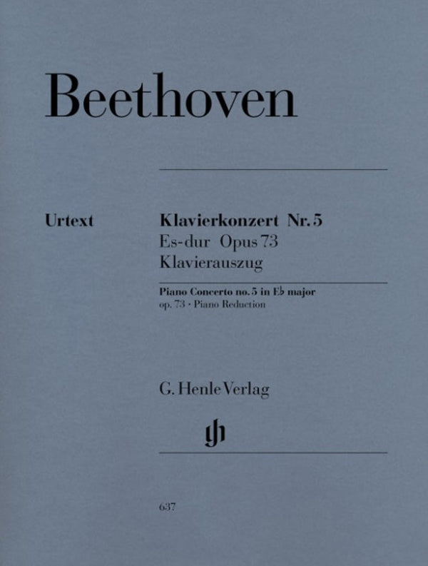 Beethoven: Concerto for Piano & Orchestra No 5 Op 73 for 2 Pianos 4 Hands