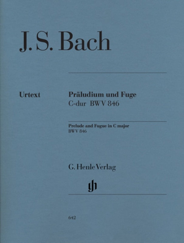 Bach: Prelude & Fugue C Major BWV 846 Piano Solo