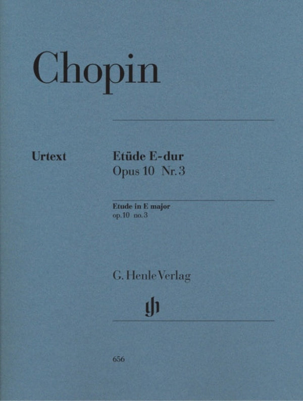 Chopin: Etude in E Major Op 10 No 3 Piano Solo