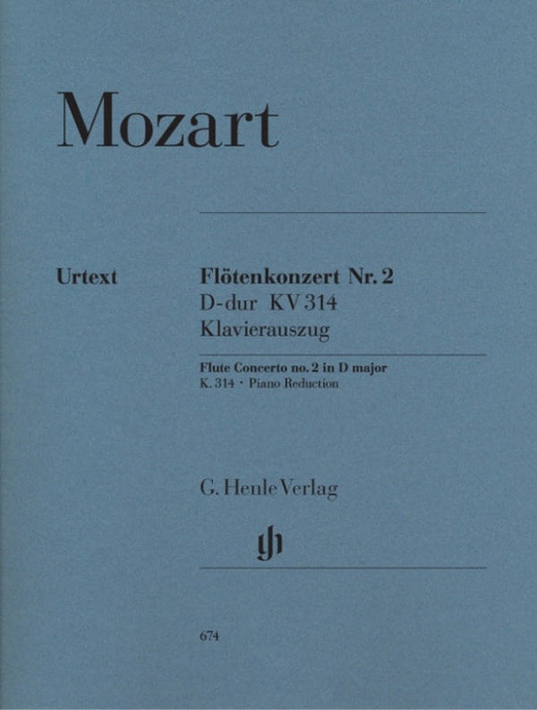 Mozart: Flute Concerto D Major KV 314 Flute & Piano