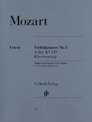 Mozart: Violin Concerto No 5 A Major K 219 Violin & Piano