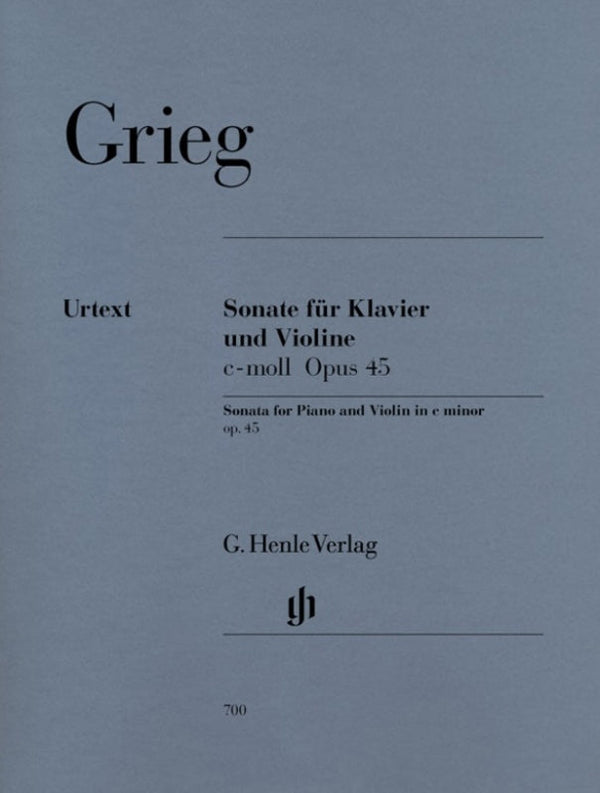 Grieg: Violin Sonata in C Minor Op 45 Violin & Piano