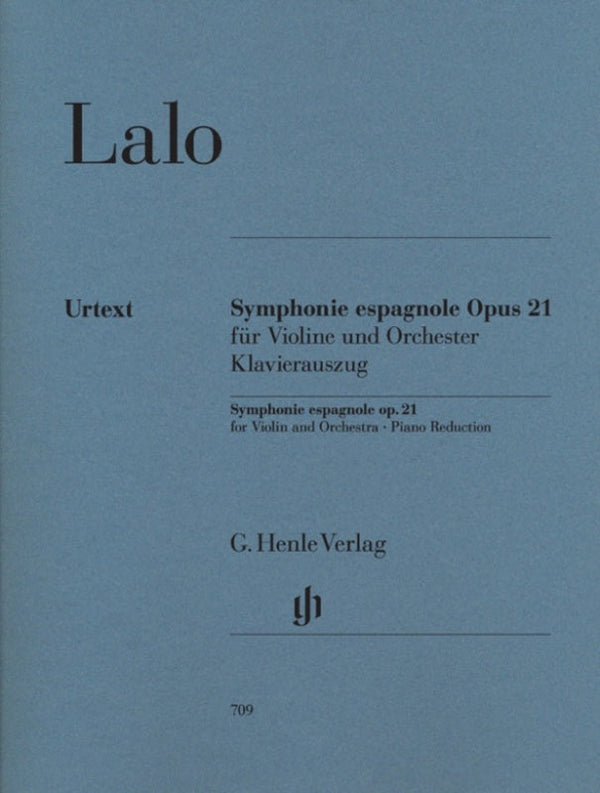 Lalo: Symphonie Espagnole in D Minor Op 21 for Violin & Piano