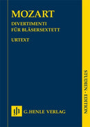 Mozart: Five Divertimenti for Wind Sextet Study Score