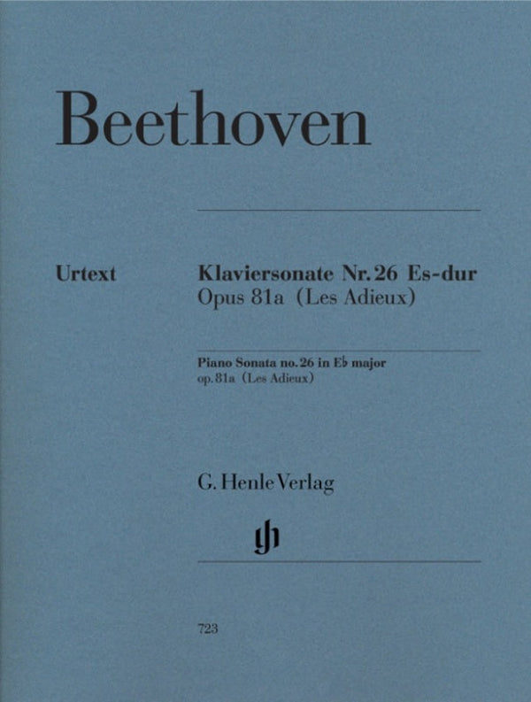 Beethoven: Piano Sonata Les Adieux in E-flat Major Op 81a