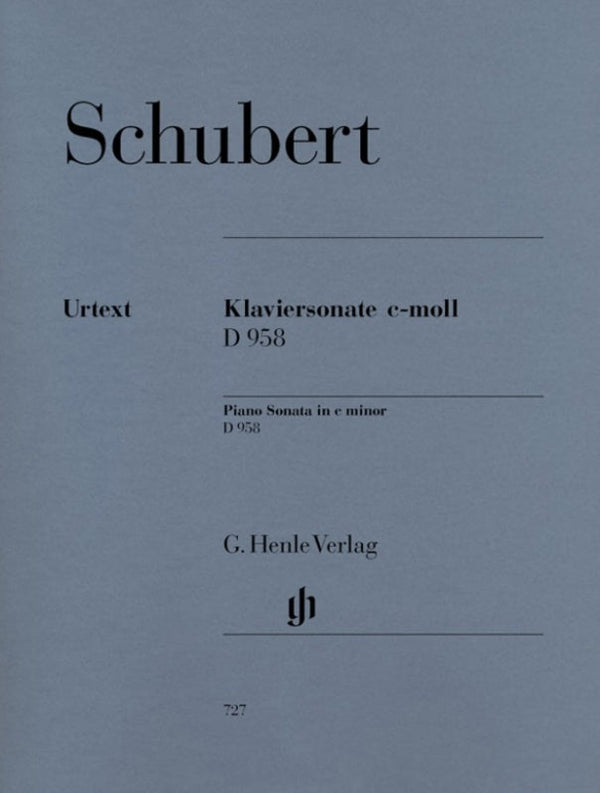 Schubert: Piano Sonata in C Minor D 958